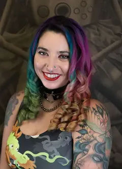 Portrait of tattoo artist Shannon Michael of TBA Tattoos
